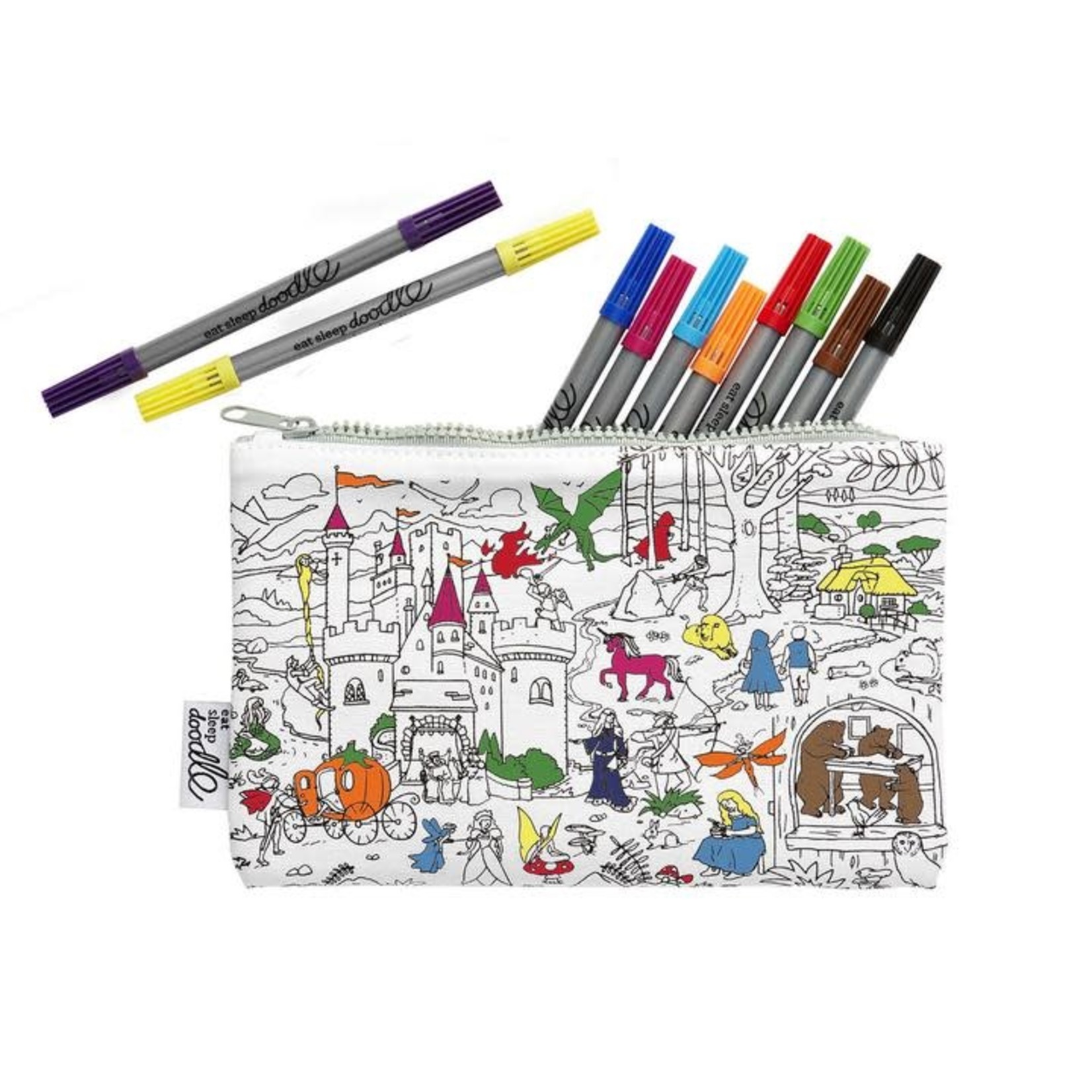 Eat Sleep Doodle Fairytales and Legends Pencil case  to Doodle  and Colour in