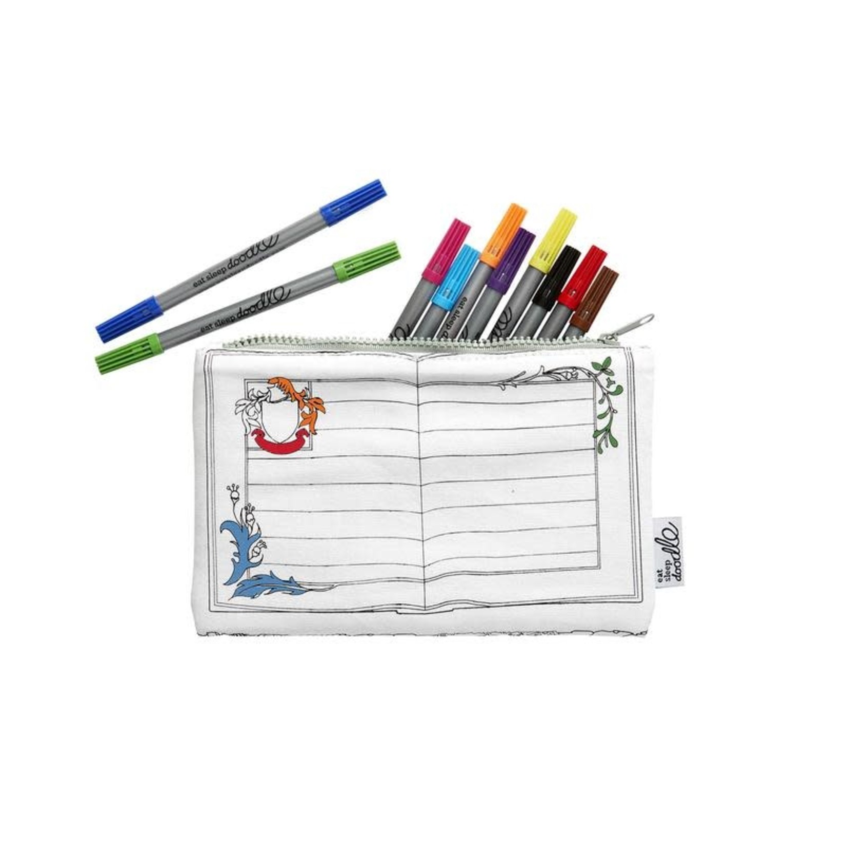 Eat Sleep Doodle Fairytales and Legends Pencil case  to Doodle  and Colour in