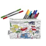 Eat Sleep Doodle Working wheels pencil case to Doodle  and Colour in