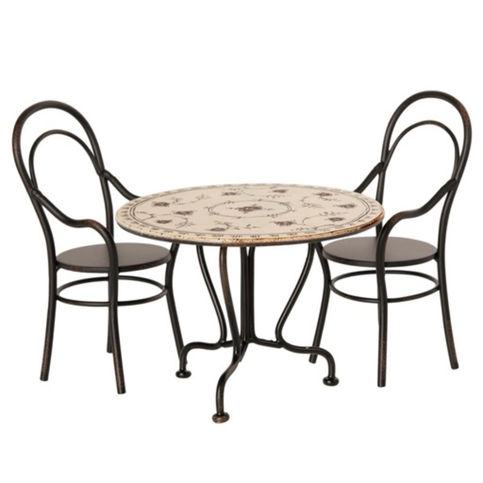 Maileg Maileg Dining table set with 2 chairs (Large)