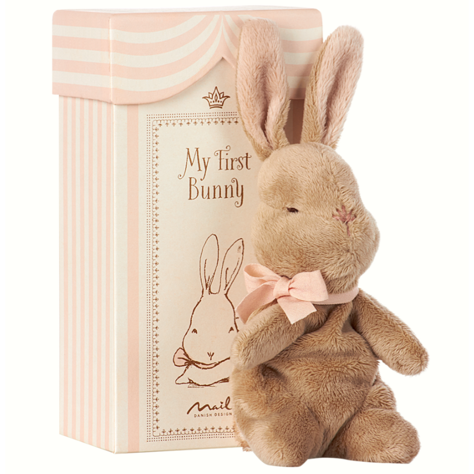 Maileg Maileg My First Bunny in a Box Rose