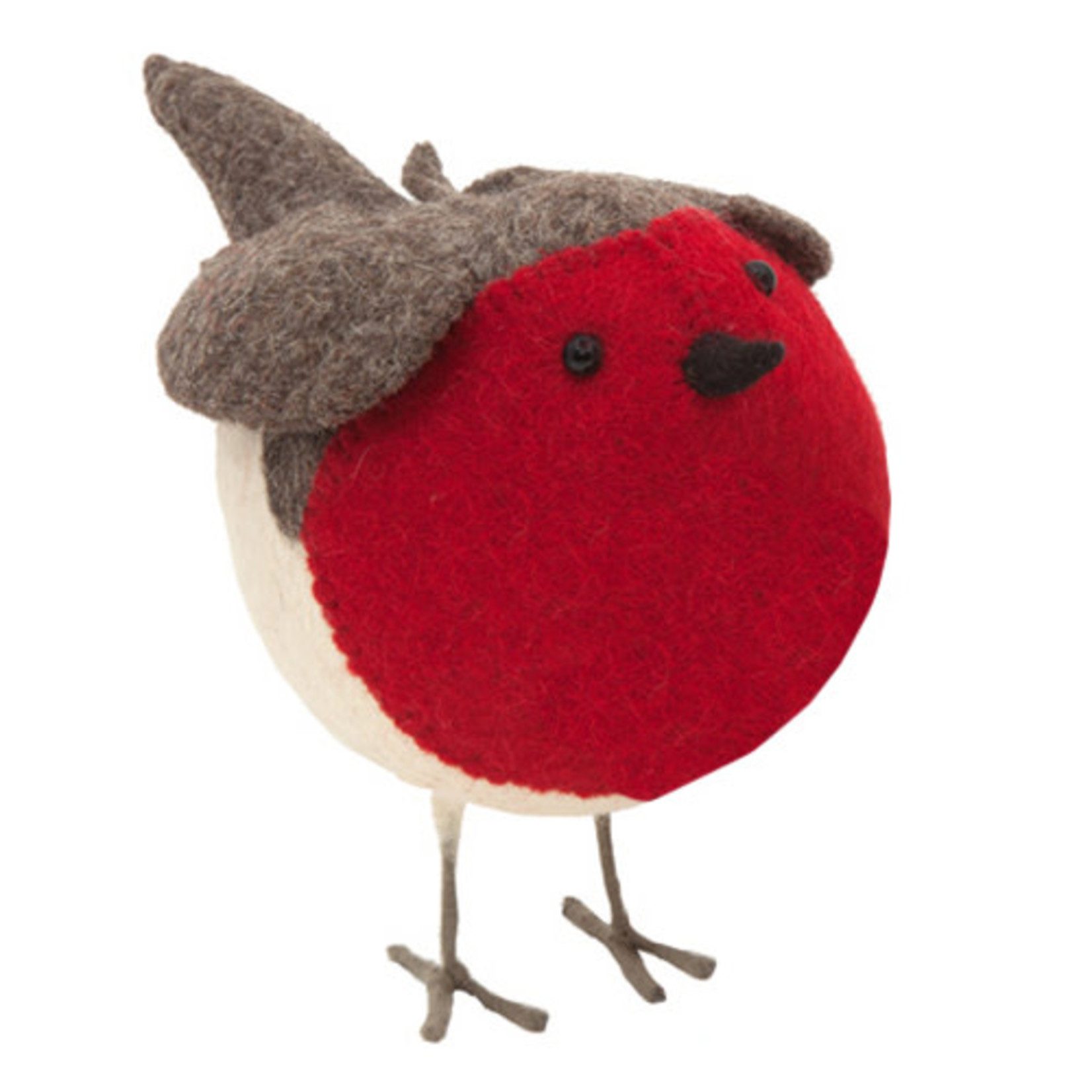 Fiona Walker Fiona Walker Classic Felt 20cm Large Standing Robin