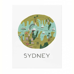 Rifle Rifle Sydney Map print 11x14