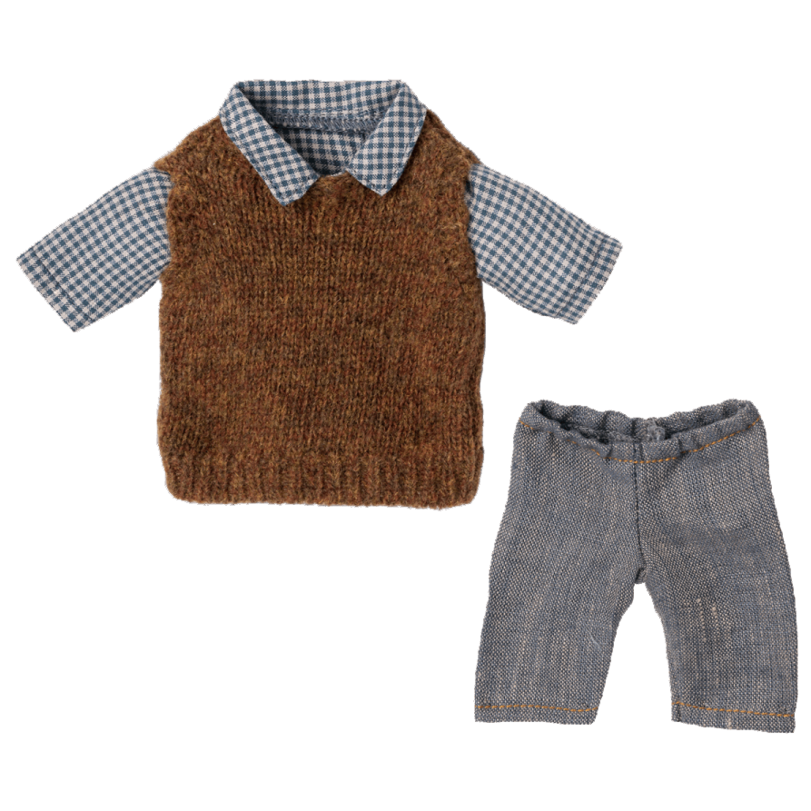 Maileg Maileg Shirt slipover and pants CLOTHES for Teddy dad