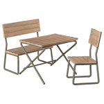 Maileg Maileg Garden set with Table chair and bench