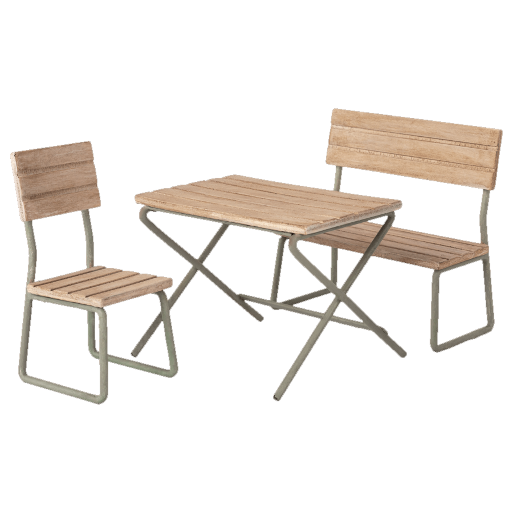 Maileg Maileg Garden set with Table chair and bench