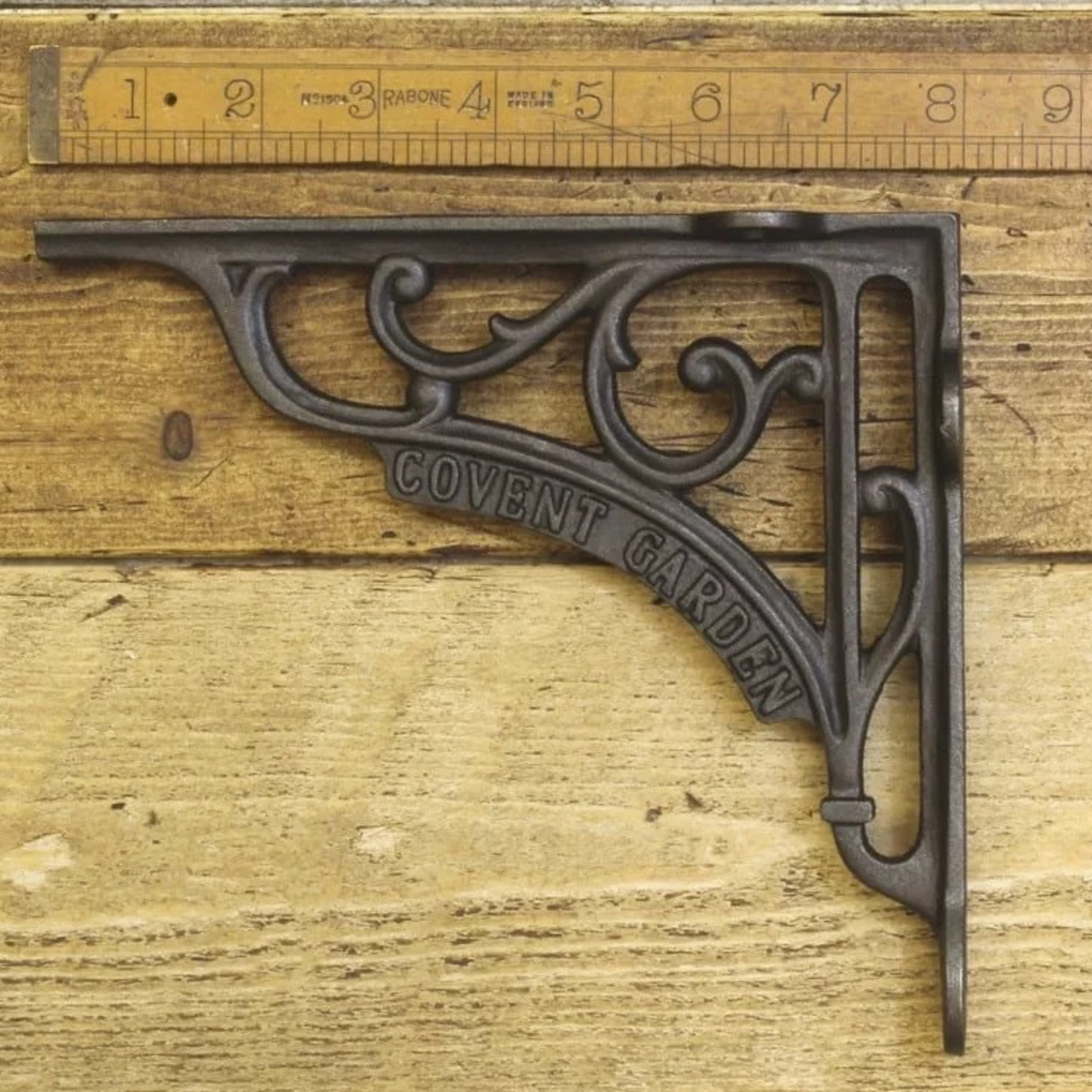 IRON RANGE 7" x 8" COVENT GARDEN Shelf / Wall Bracket Cast Iron 180 x 200mm