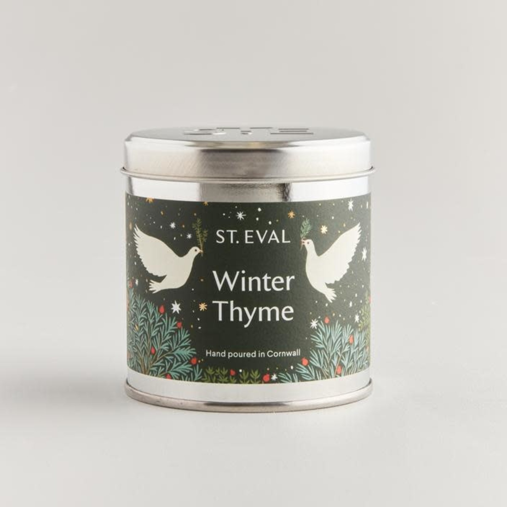 St. Eval St Eval Christmas Winter Thyme Tin Candle