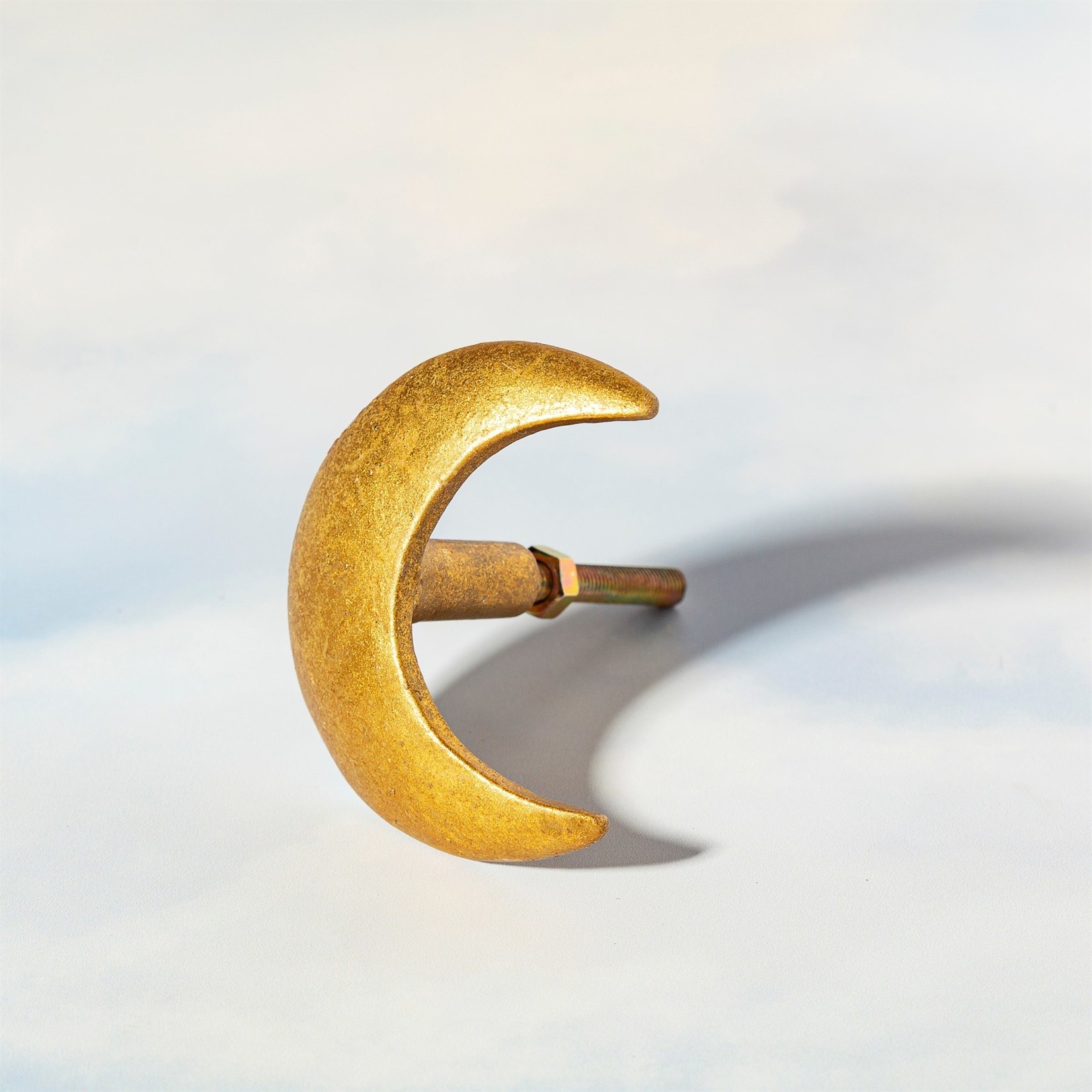 Sass and Belle Gold Crescent Moon Drawer Knob