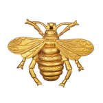 Sass and Belle Gold Bee Knocker