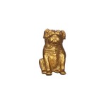 Sass and Belle Gold Pug Drawer Knob
