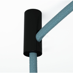 CCIT Cable Drop & Grip Black Plastic ceiling hook and stop fabric cable grip for cable