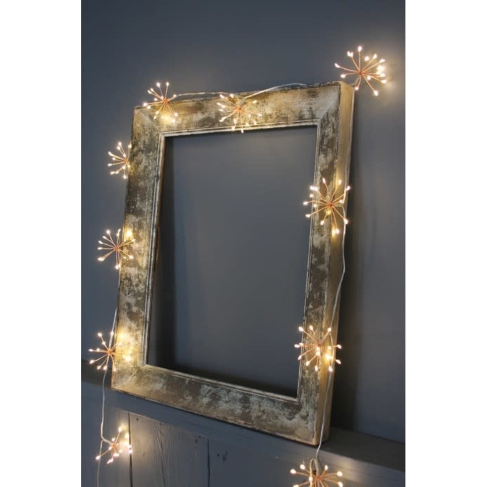 Light Style London Starburst Chain Copper Fairy Lights 3m Illuminated Length Mains UK Plug