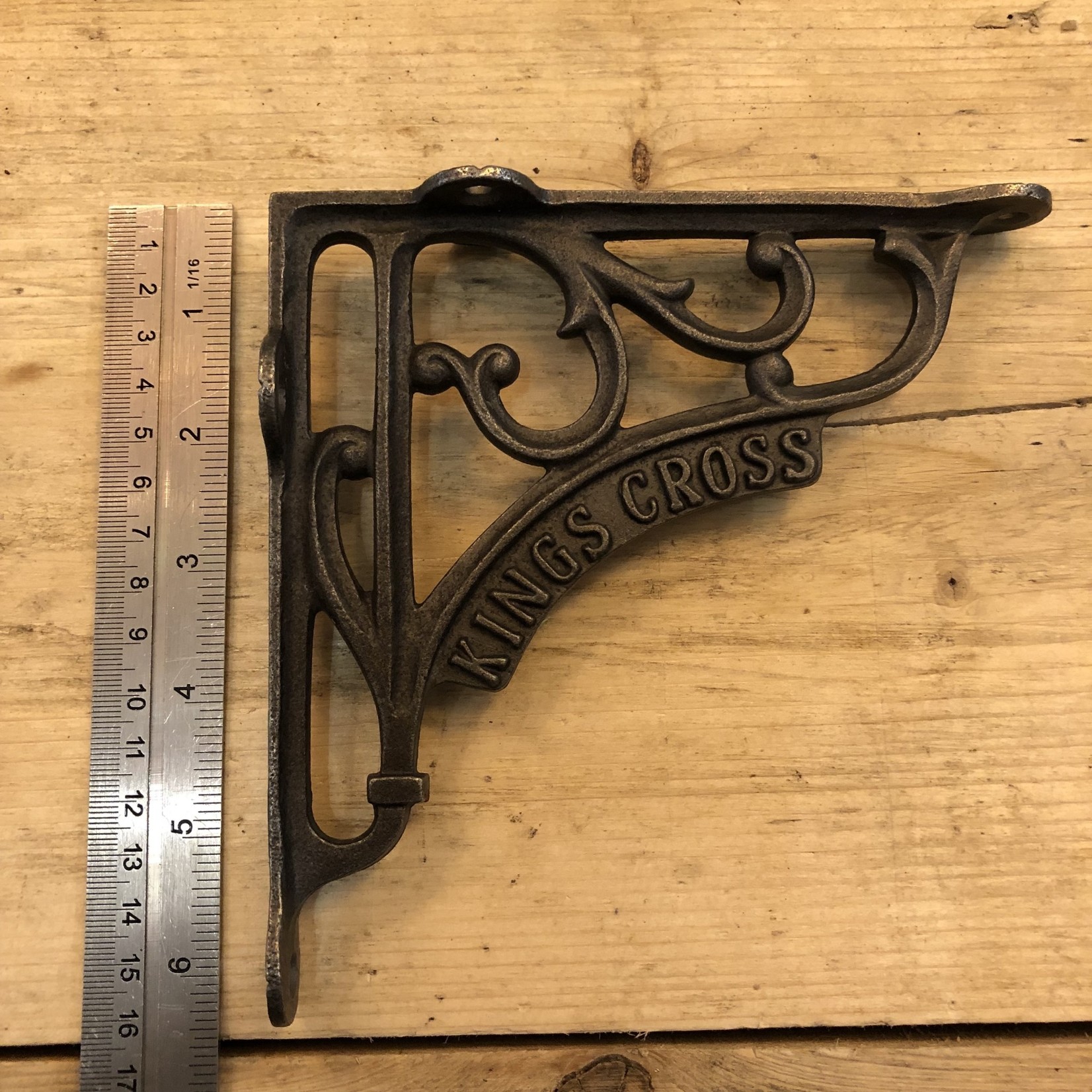 IRON RANGE 6" x 6" KINGS CROSS Shelf / Wall Bracket Heritage Cast Ant Iron