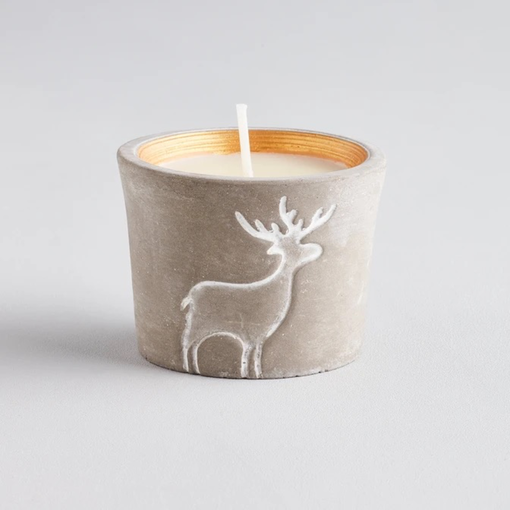 St. Eval St Eval Christmas Reindeer Pot Candle Orange and Cinnamon