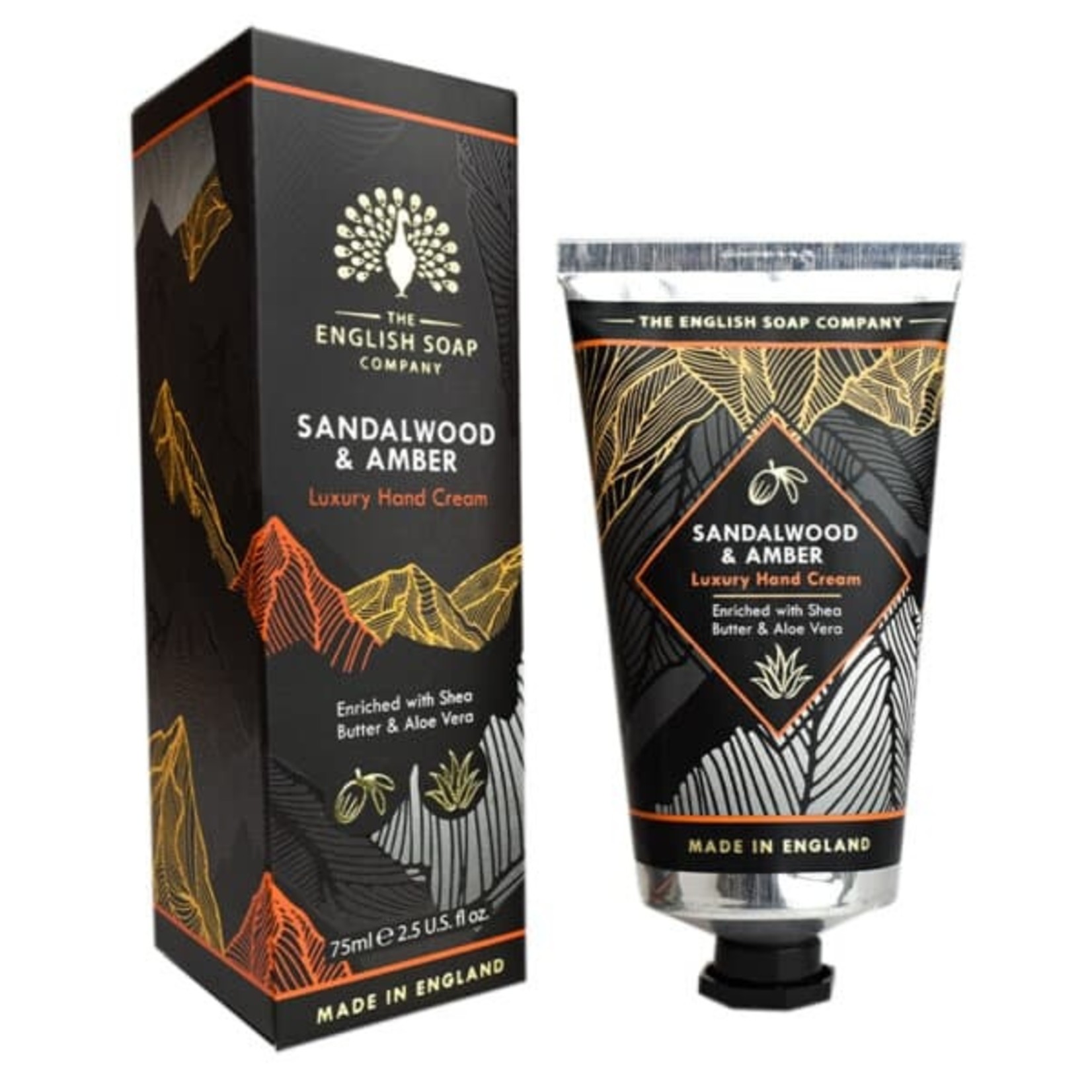 English Soap Company Sandalwood and Amber Hand Cream 75ml