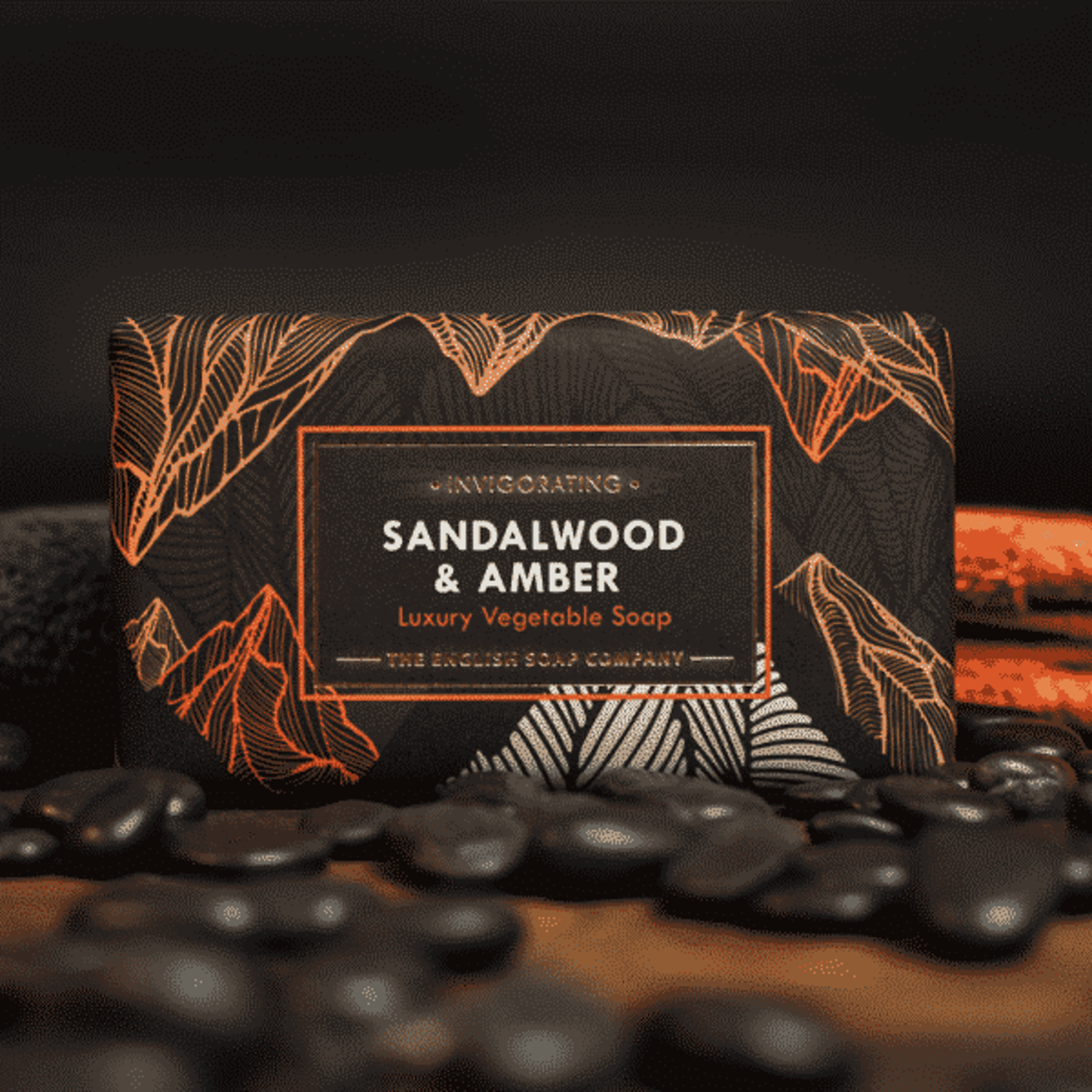 English Soap Company Sandalwood and Amber Soap Bar 190g