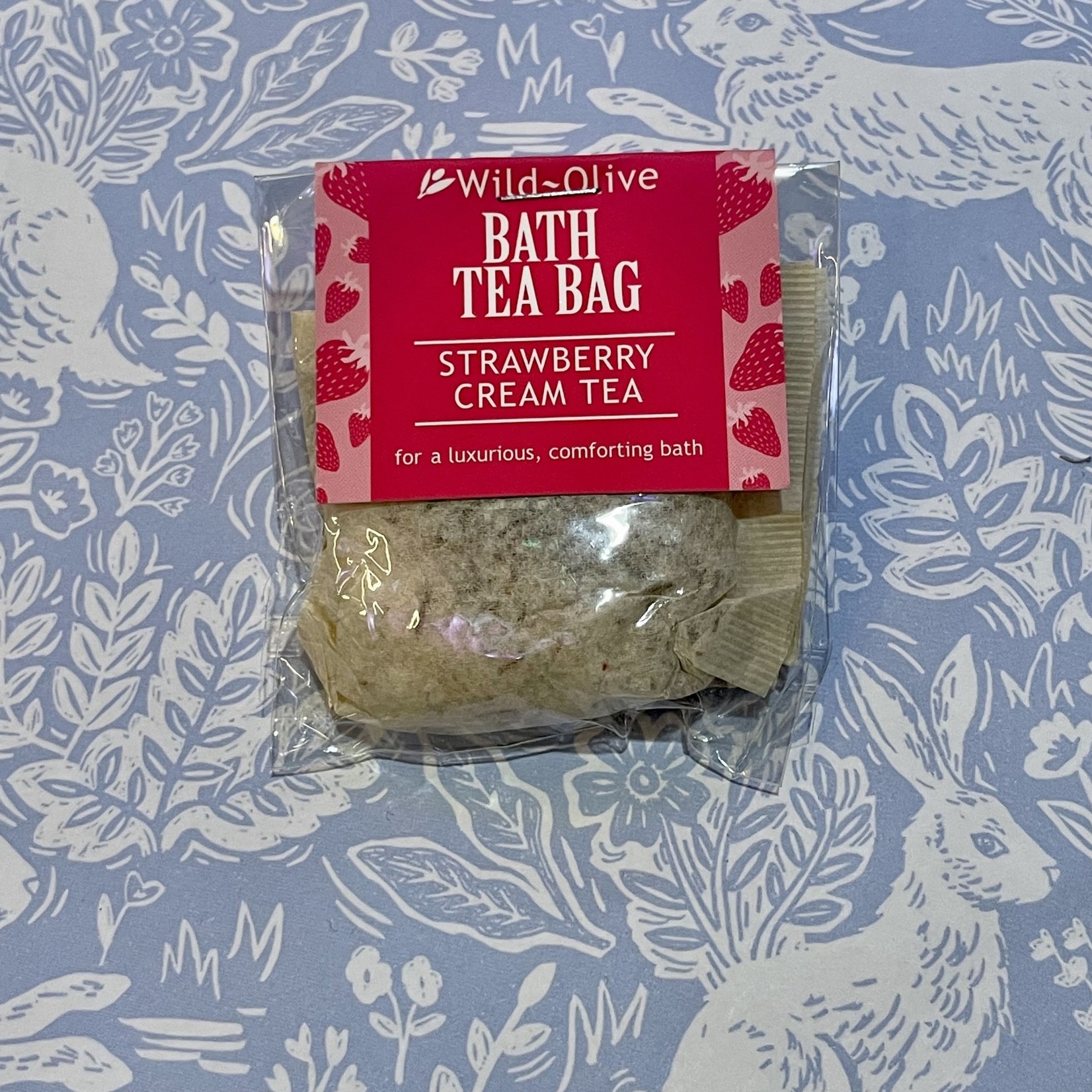 Wild Olive Wild Olive Strawberry Cream Tea Bath Tea Bag