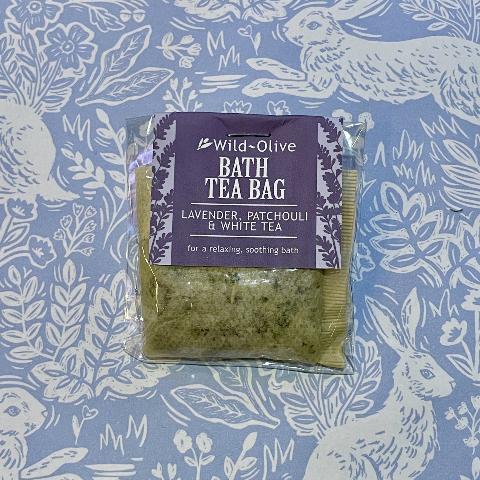 Wild Olive Wild Olive Lavender, Patchouli & White Tea Bath Tea Bag