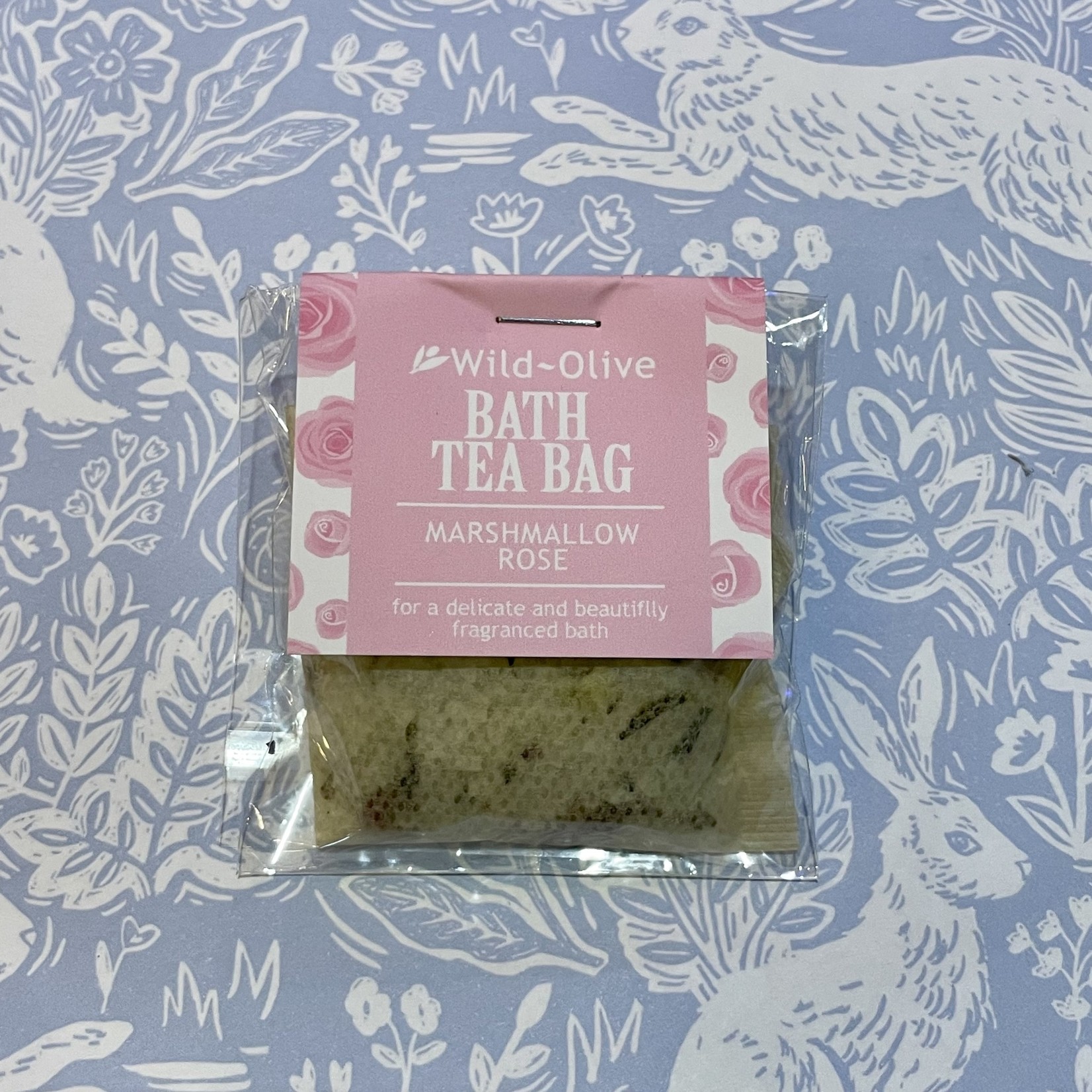 Wild Olive Wild Olive Marshmallow Rose Bath Tea Bag