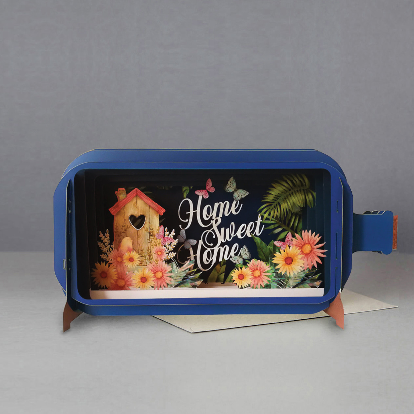 AllJoy Design Home Sweet Home 3D Bottle Card