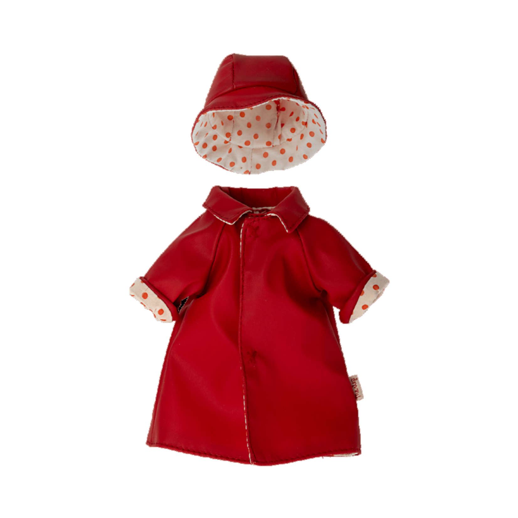 Maileg Maileg red Raincoat with hat CLOTHES for Teddy mum