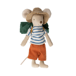 Maileg PRE ORDER Maileg Magnetic Hiker mouse, Big brother NEW - Estimated Arrival mid/end June