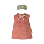 Maileg Maileg Nightgown Gingham Dress CLOTHES for mum mouse