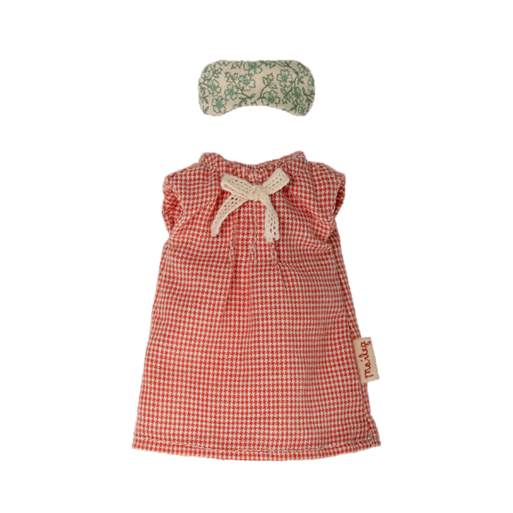 Maileg Maileg Nightgown Gingham Dress CLOTHES for mum mouse