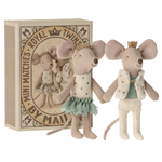 Maileg Maileg Royal twins mice Little sister and little brother in Matchbox
