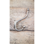 IRON RANGE Hat and Coat Hook Ball Tops LAMBERT 110mm Tarnish Silver