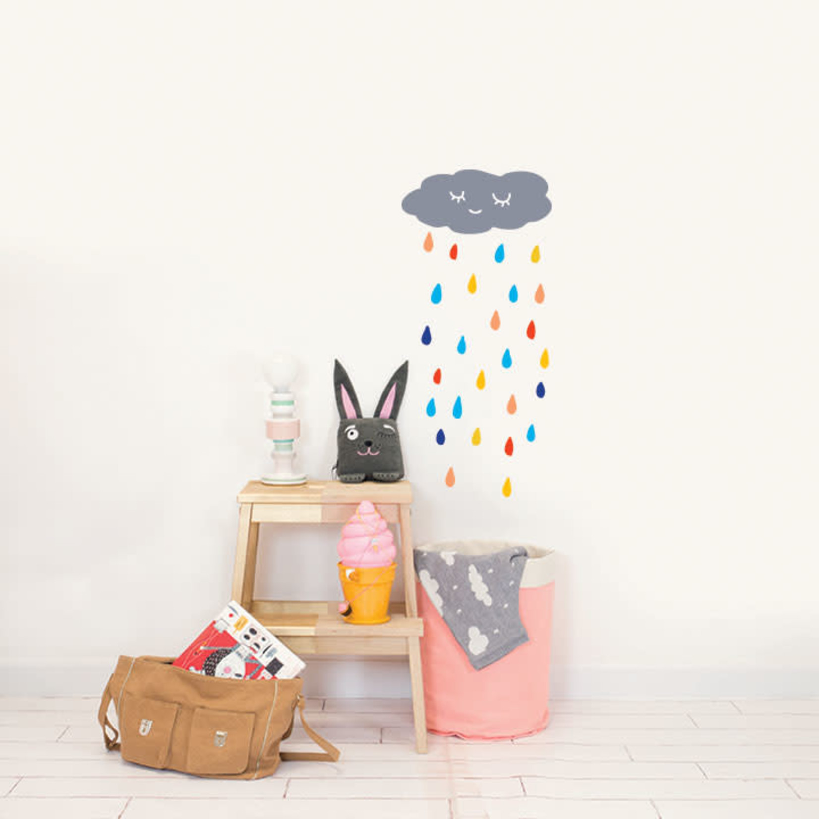 Chispum Rain Cloud Wall Sticker 41X57.5CM