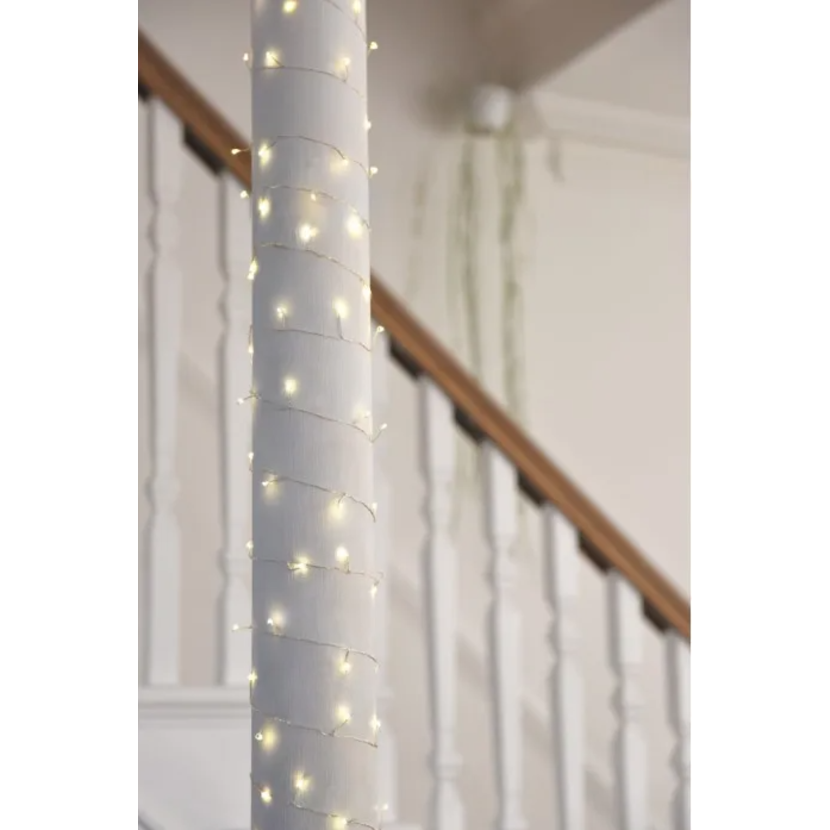 Light Style London Silver Cluster Fairy Lights Illuminated Length 7.5m Mains UK Plug Indoor or Outdoor Mains