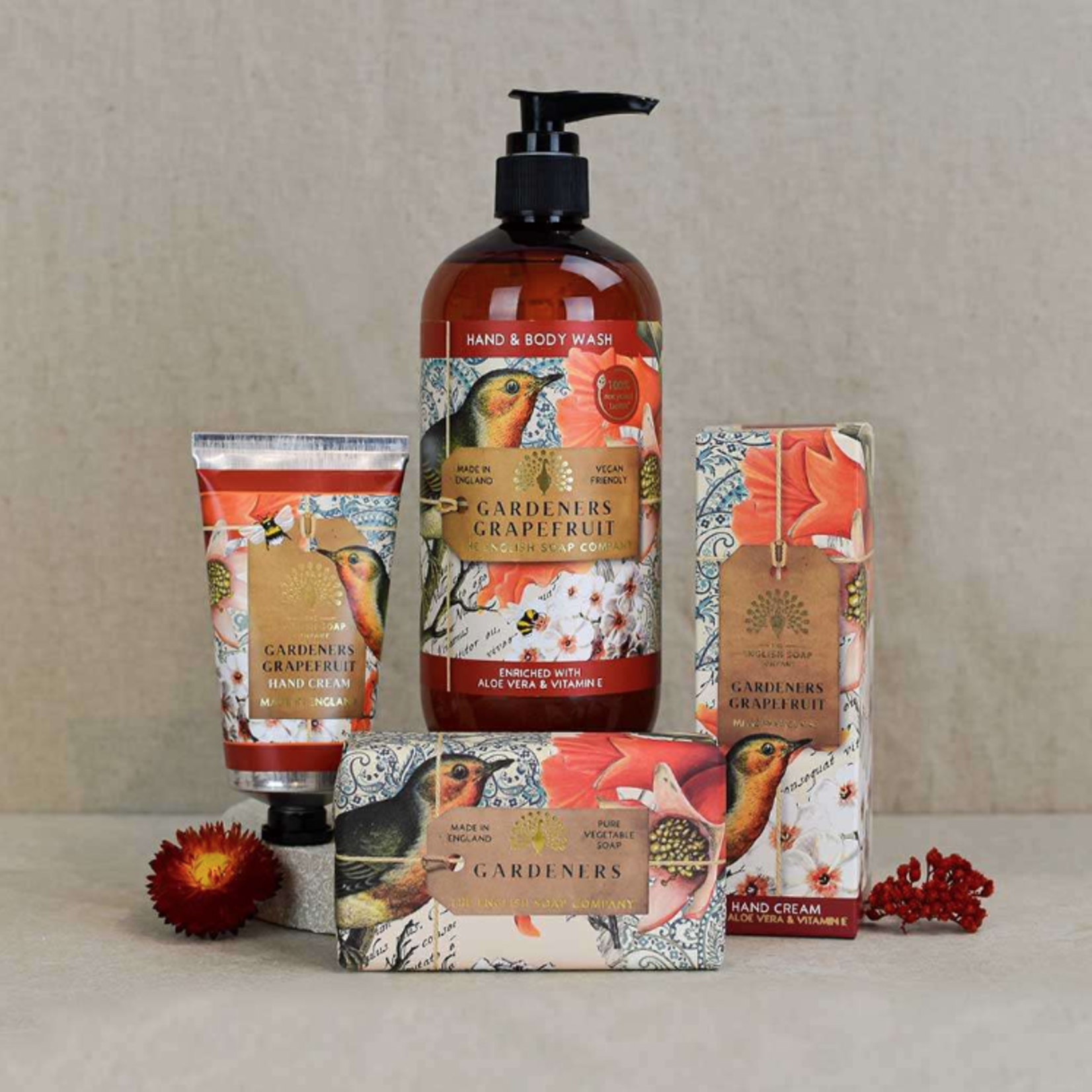 English Soap Company Gardeners Grapefruit 500ml Hand & Body Wash Anniversary Collection