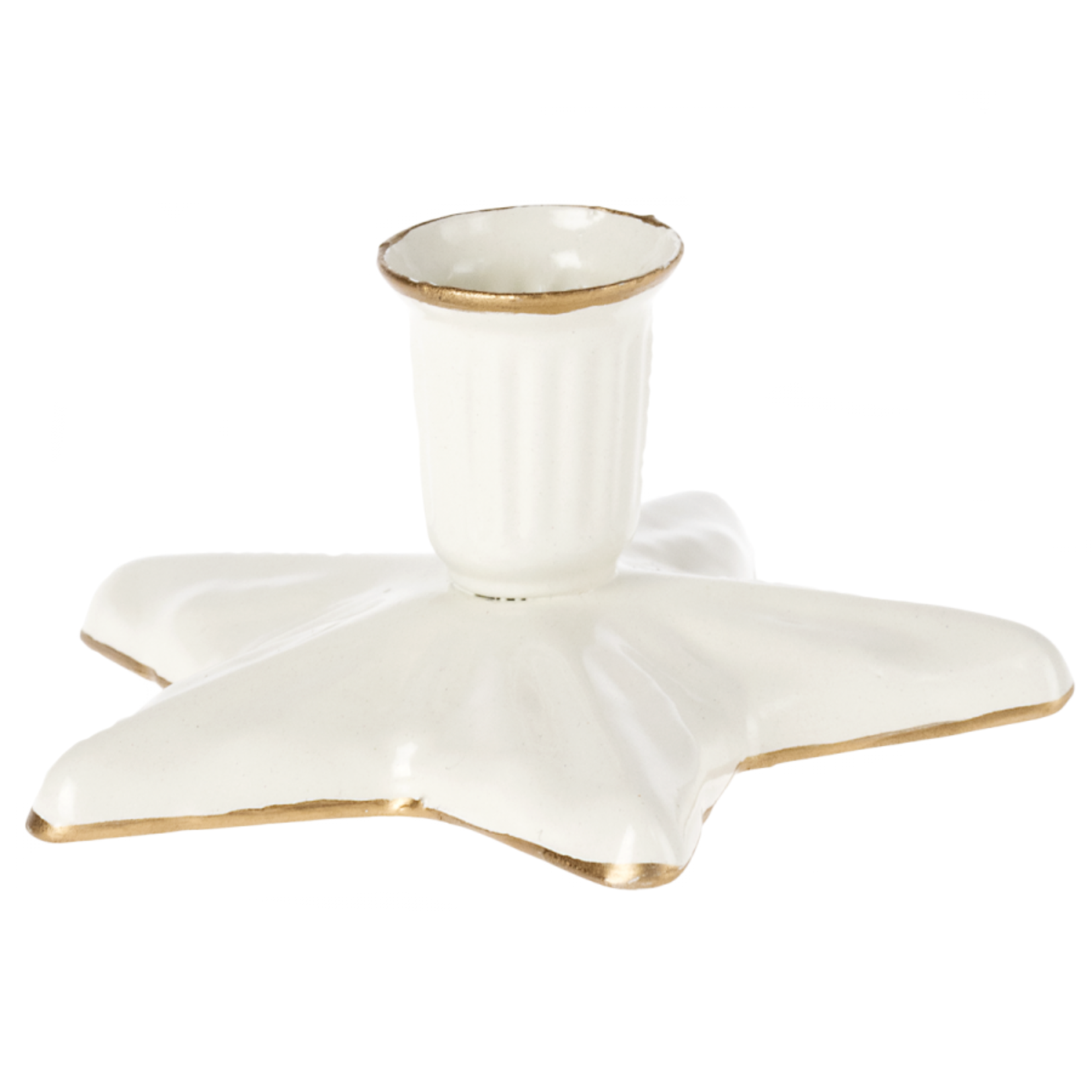 Maileg Maileg Off white Star Candle holder small