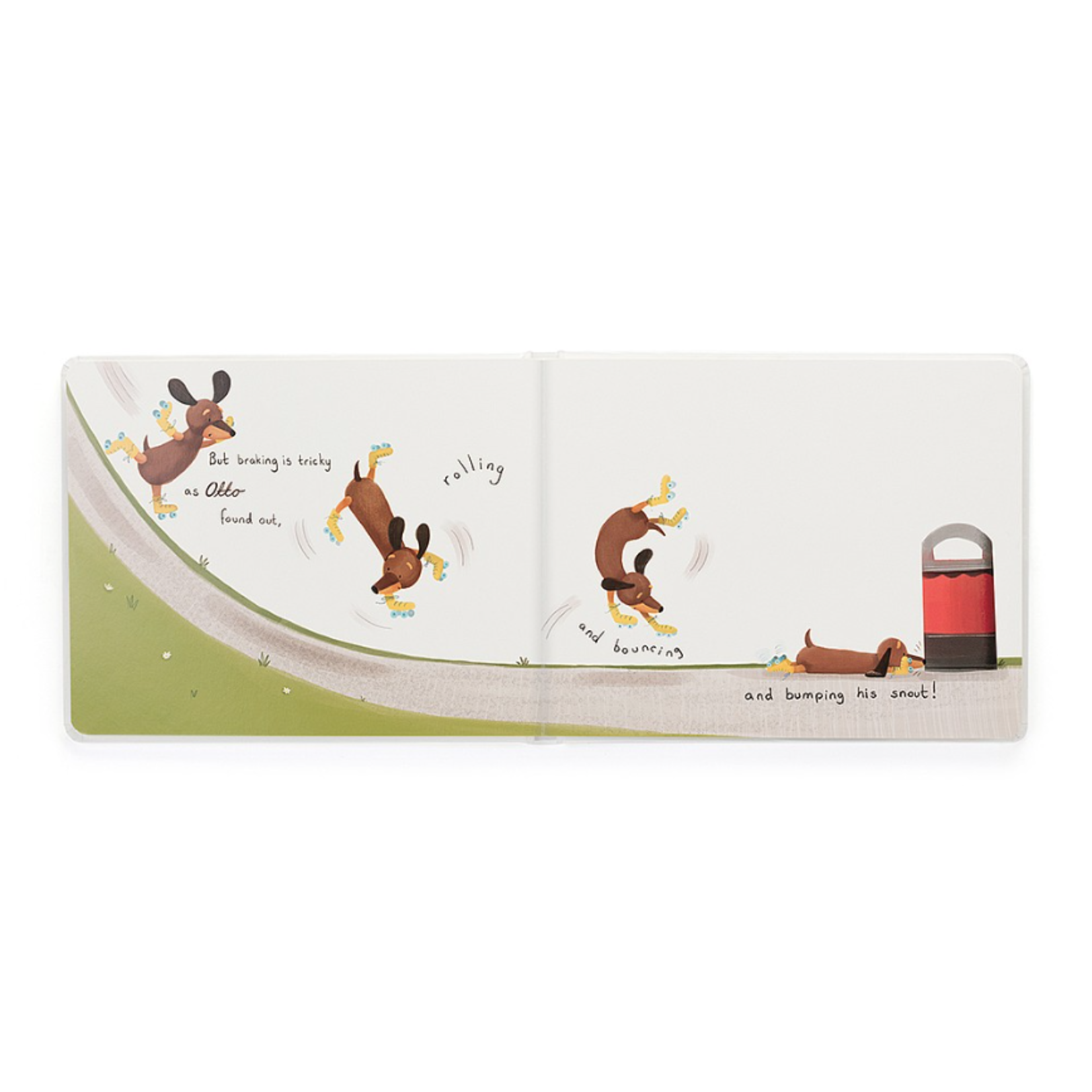 Jellycat Jellycat Otto the Loyal Long Sausage Dog Dachshund Book