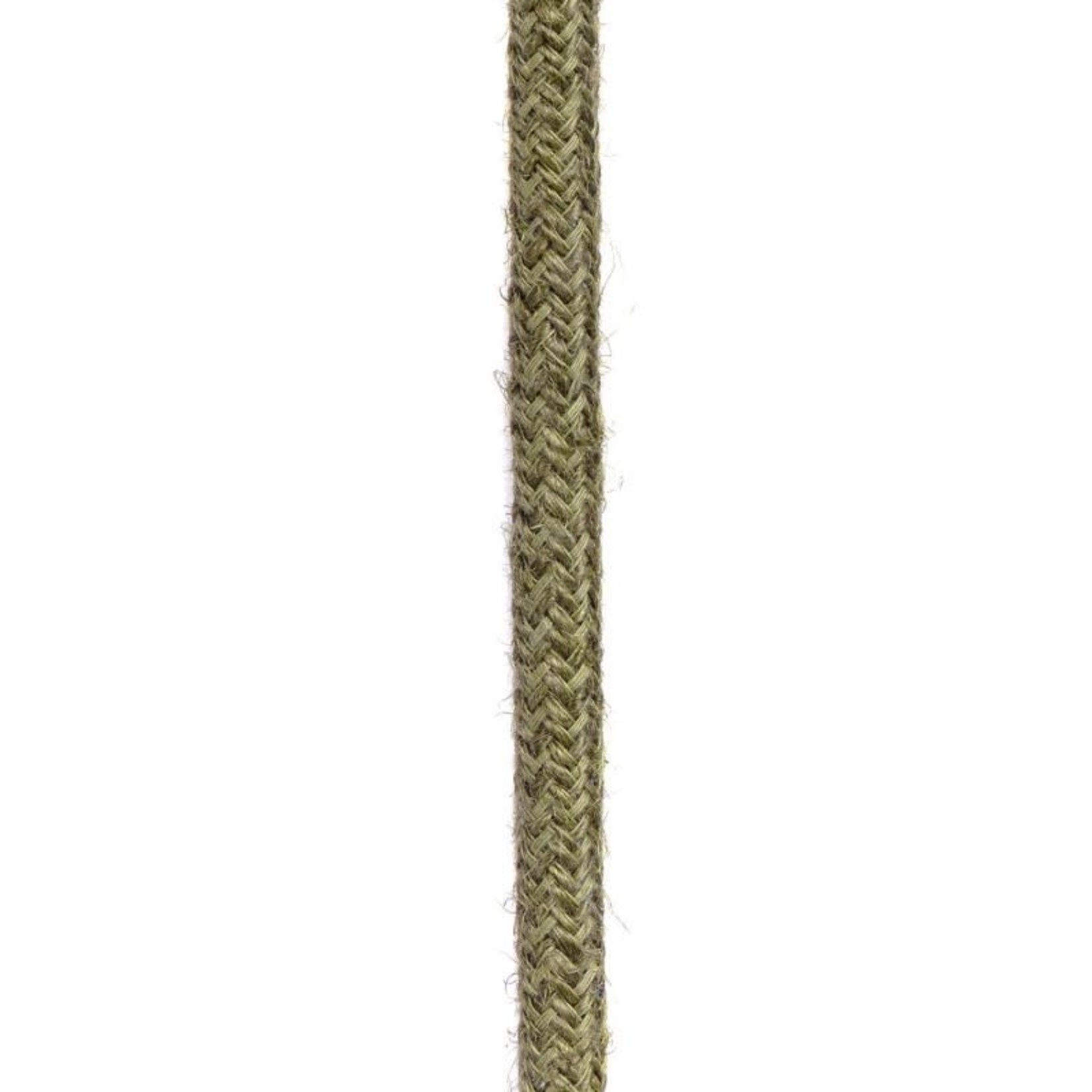 CCIT PER METRE - Round electric Cable Flex covered in Plain Bark Brown 3 Core
