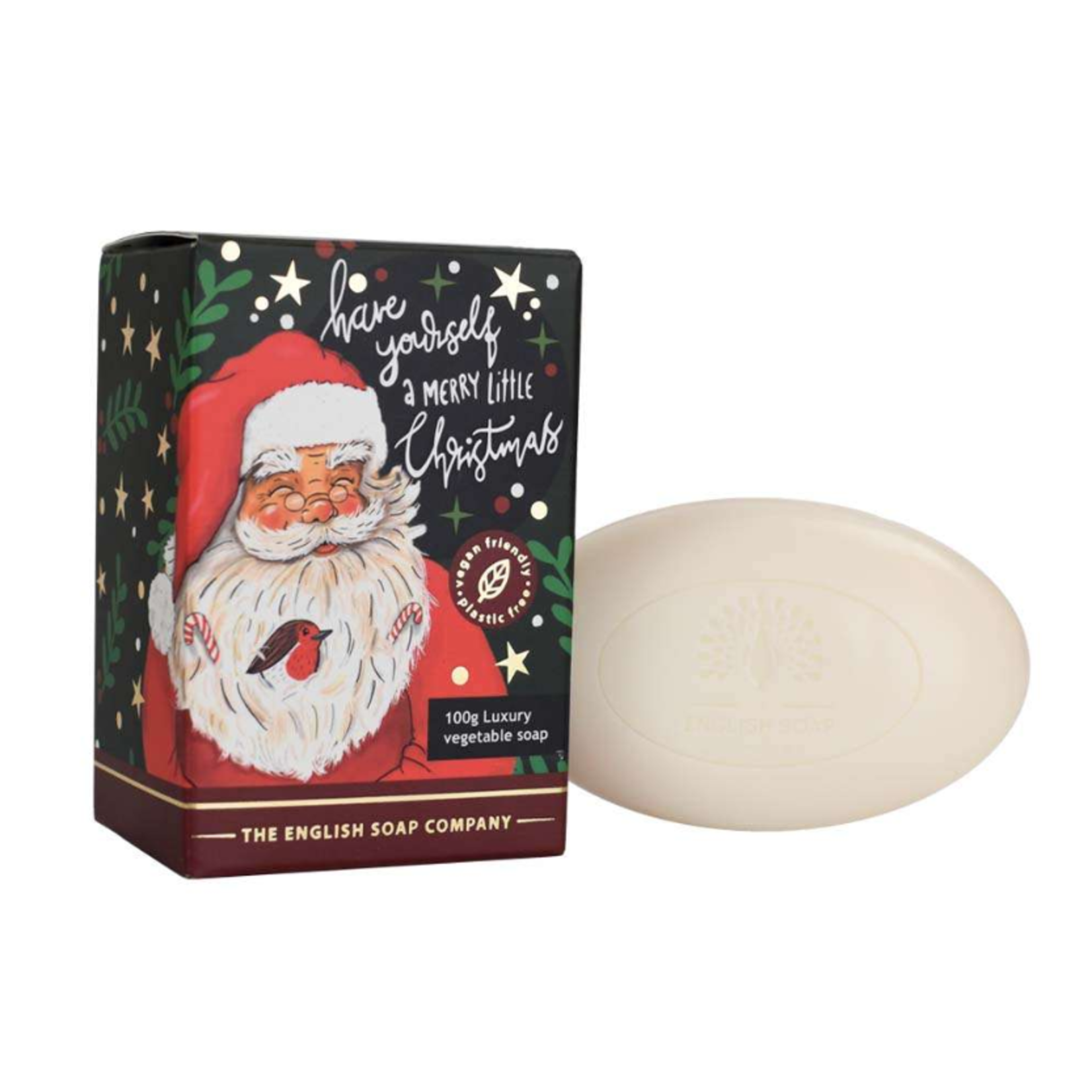 English Soap Company Christmas Character 100g Soap Father Christmas