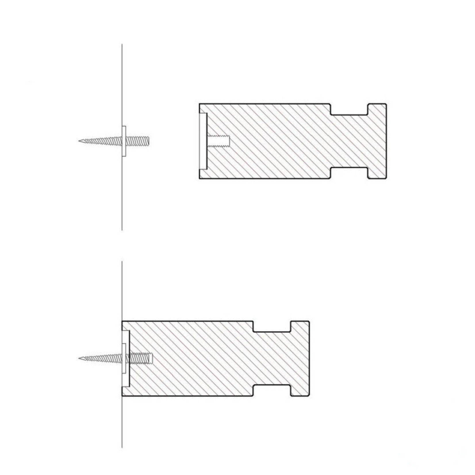 CCIT Neutral Rolé, wooden wall mount cable tie for pendant lamp