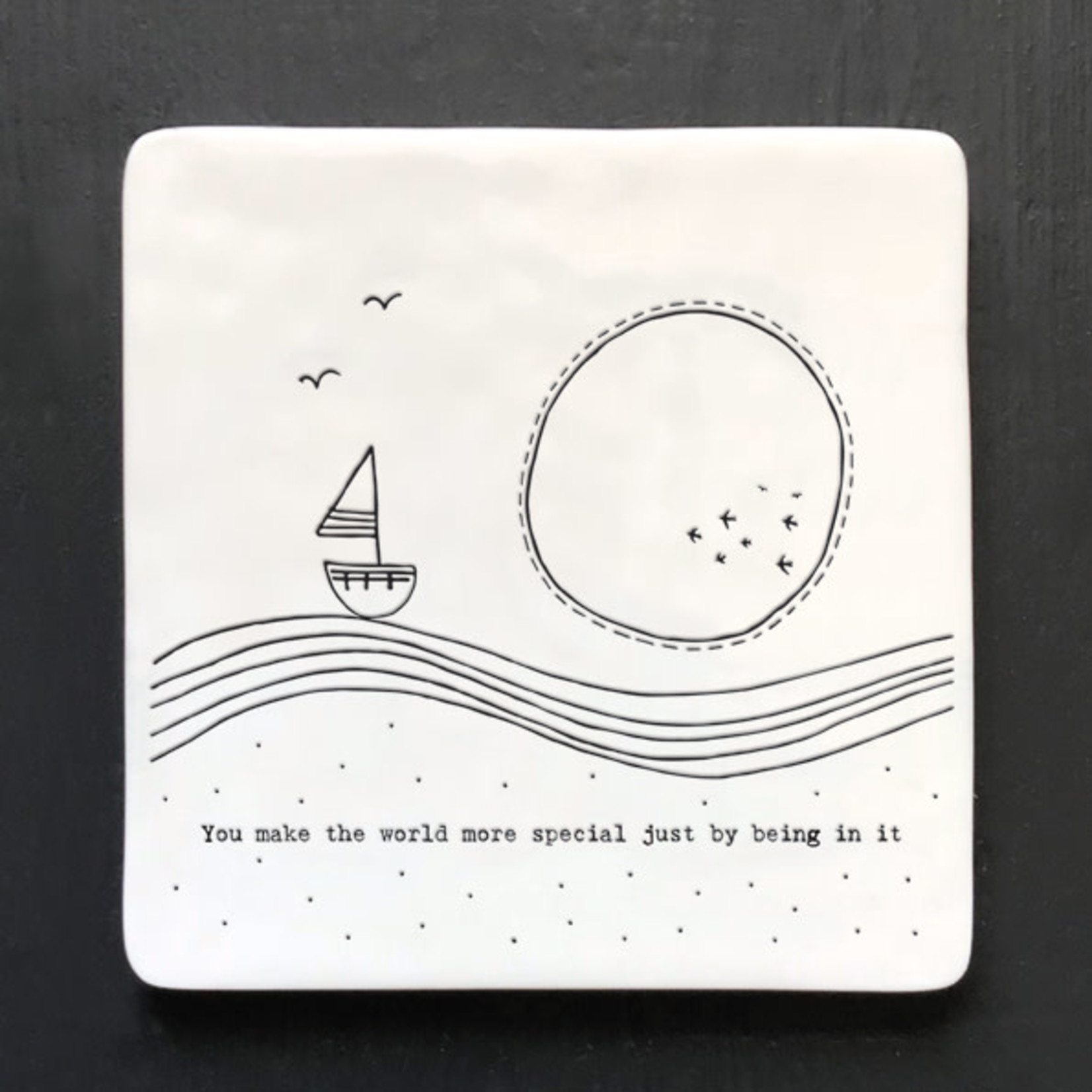 East of India Make the World more Special Twig Coaster