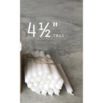 East of India 4.5″ short white candle stick