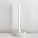East of India Porcelain Peace Candle Holder