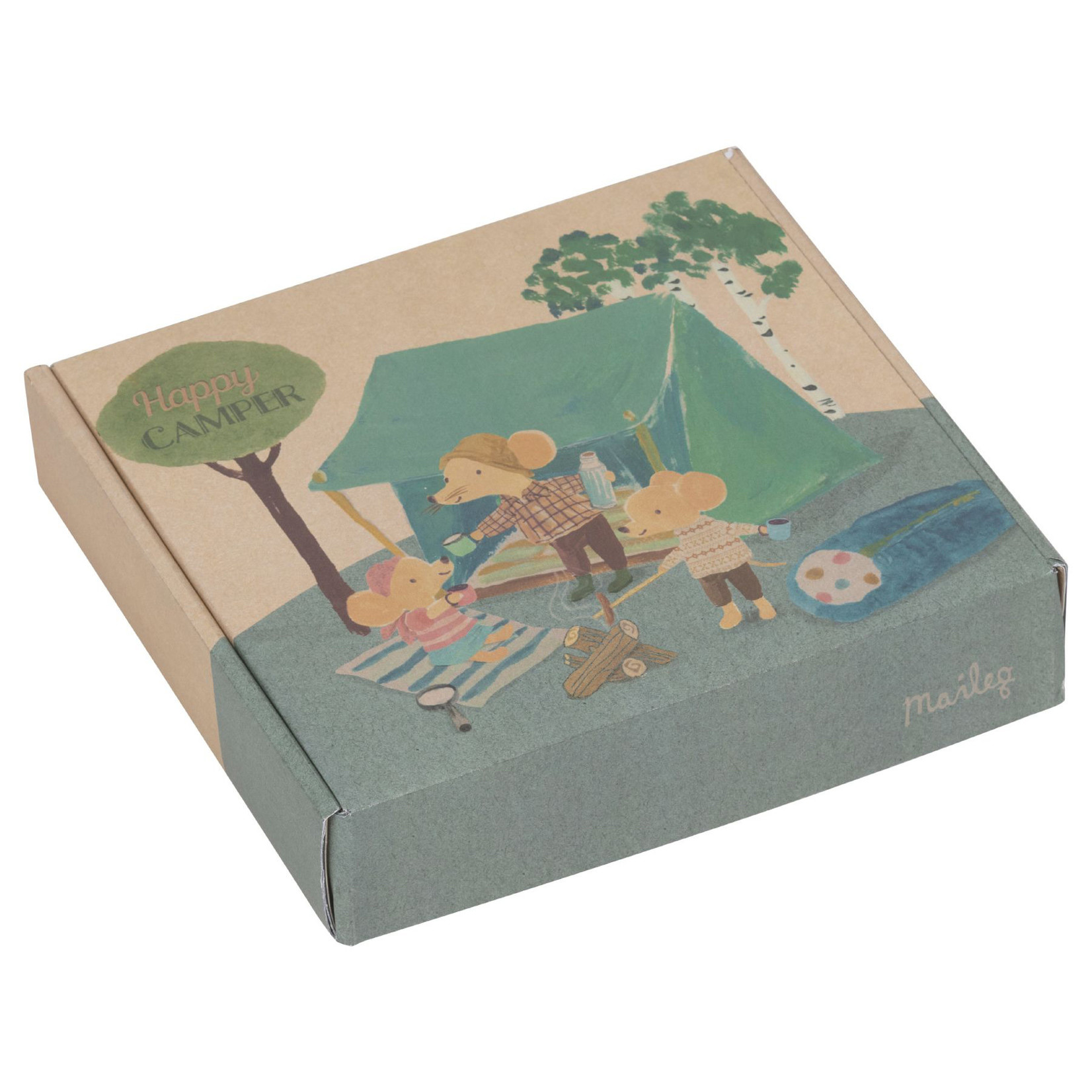 Maileg Maileg Happy camper Green tent Mouse