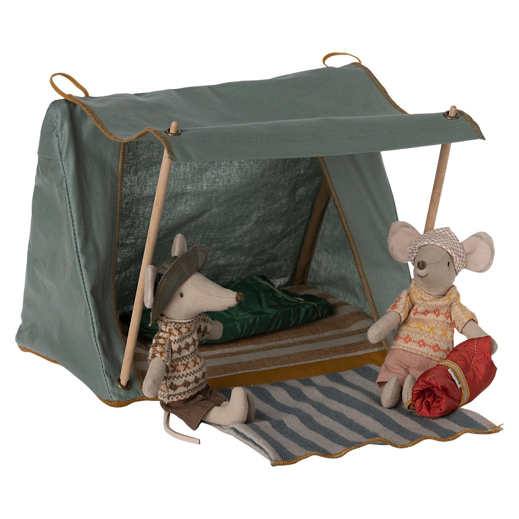 Maileg Maileg Happy camper Green tent Mouse