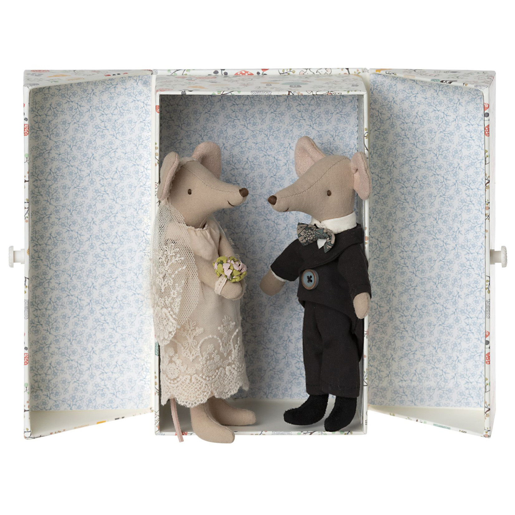 Maileg Maileg Wedding mice couple in box Bride & Groom