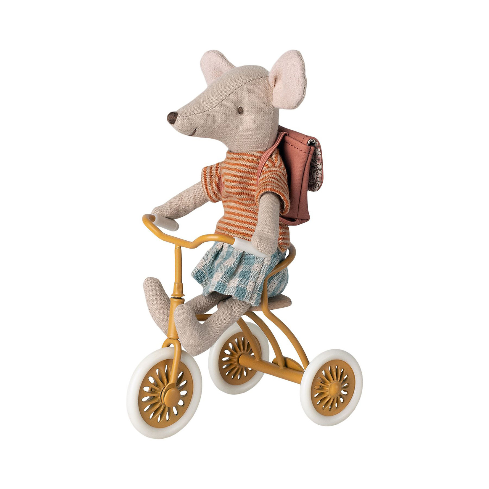 Maileg Maileg Abri à tricycle bike Mouse - Ocher