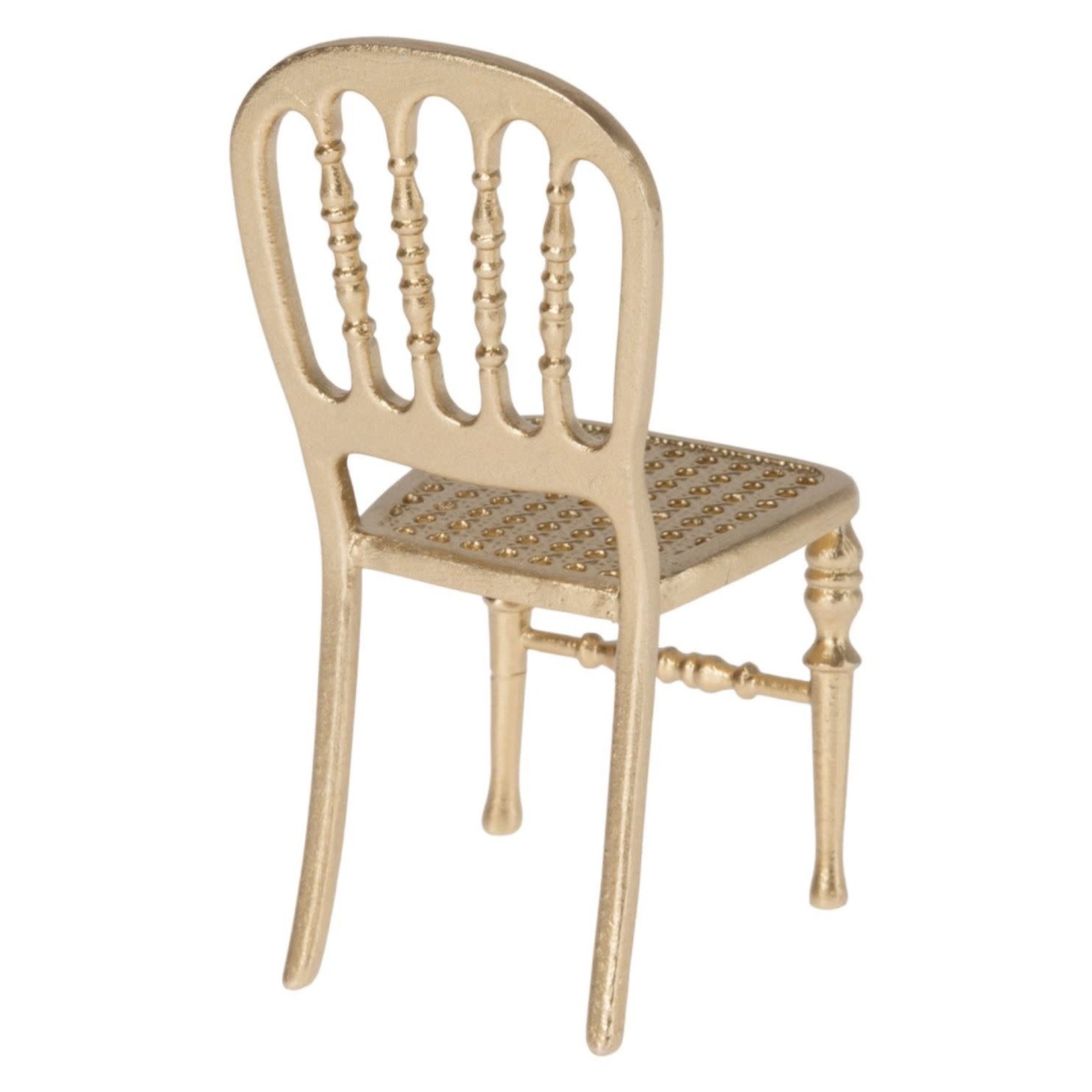 Maileg Maileg Gold Single Metal Chair for Mouse