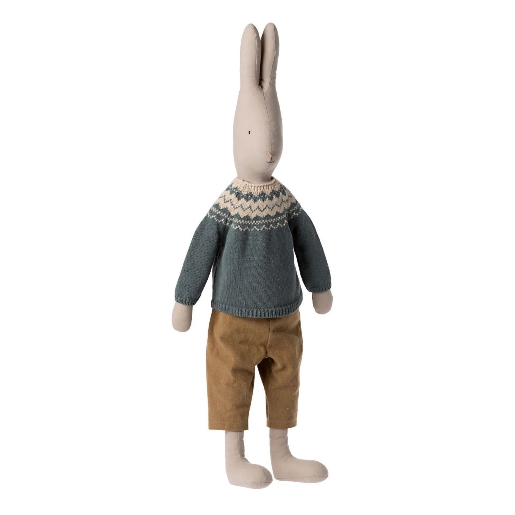 Maileg Maileg Rabbit Pants and knitted sweater size 5
