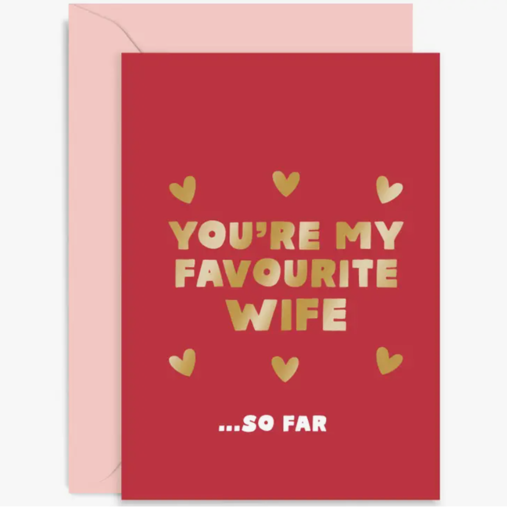 OLD ENGLISH CO. Favourite Wife Card