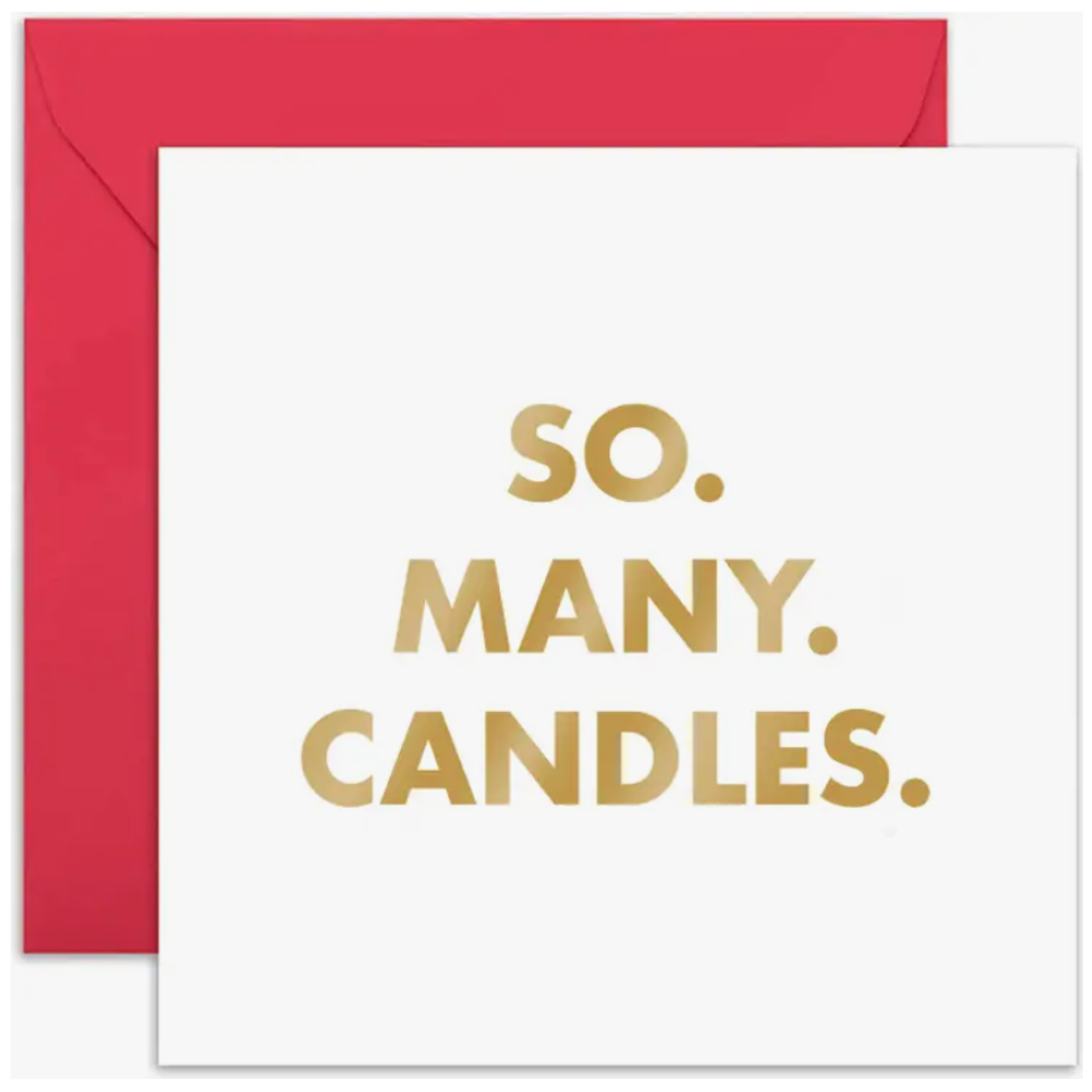 OLD ENGLISH CO. So Many Candles Birthday Card